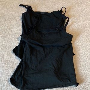 Set of 2 Auden Nursing Tanks Black size L